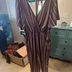 Xliration Retro Striped Pant Suit-XL-New With Tags